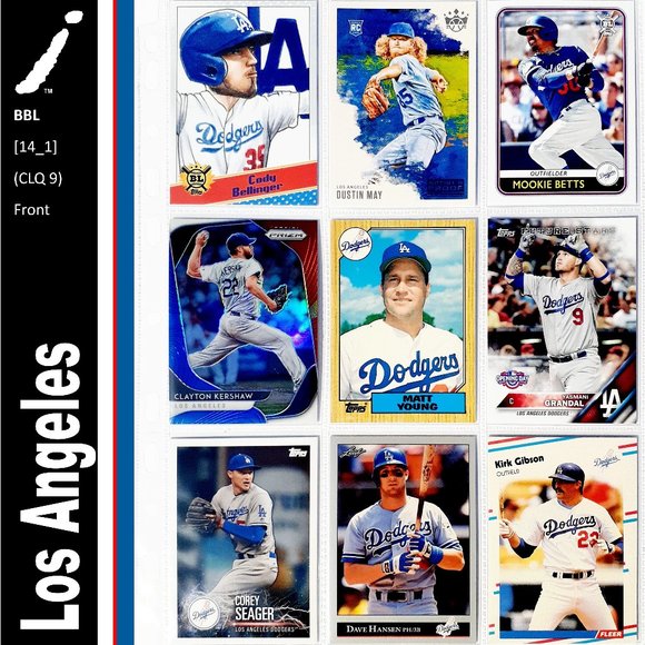 MLB Other - Los Angeles Dodgers 9 Card Lot - BBL [14_1]